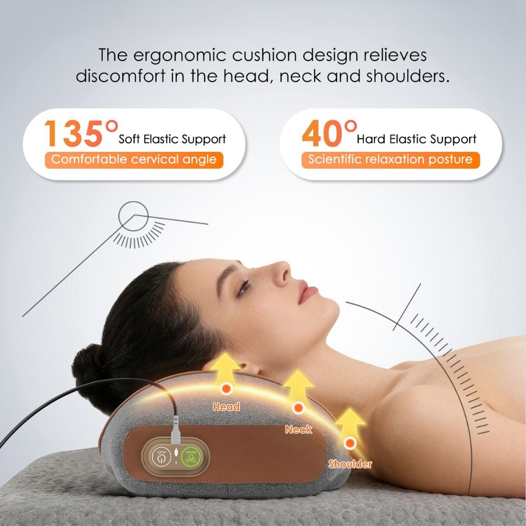 NeckRelief™ 3D Massager Pillow